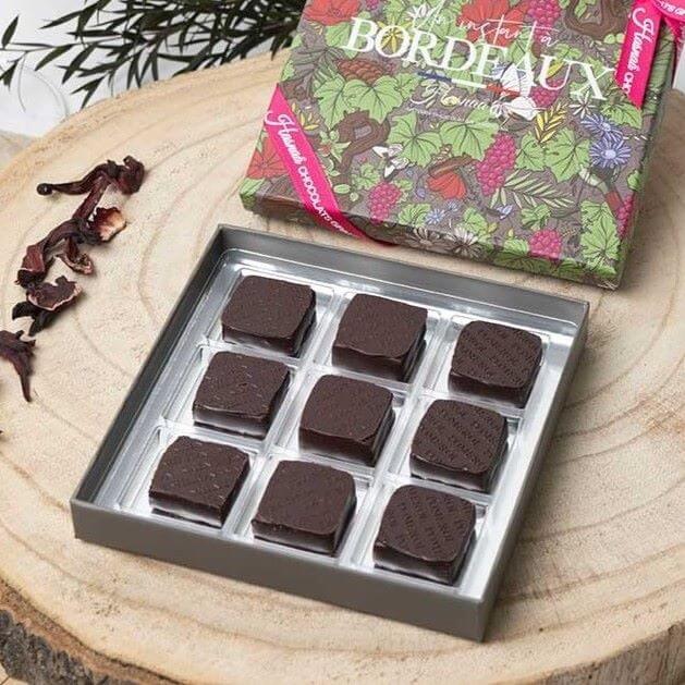 Bonbons au chocolat au vin rouge de Bordeaux, Chocolaterie Hasnaâ – Image 2