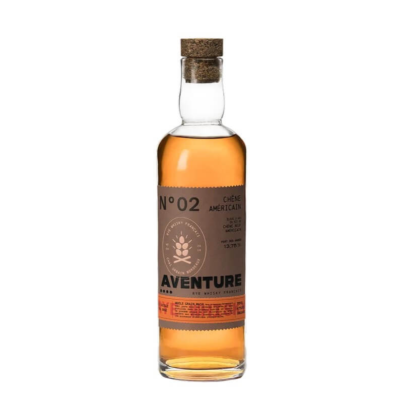 Aventure N° 2 - chêne américain, rye whisky français bio | Bordeaux Distilling Company