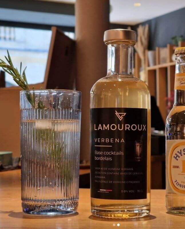 Verbena base pour cocktails sans alcool, Lamouroux Bordeaux