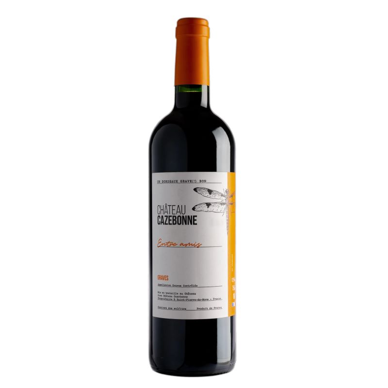 Entre Amis, vin des Graves rouge, Ch&acirc;teau Cazebonne, biodynamie