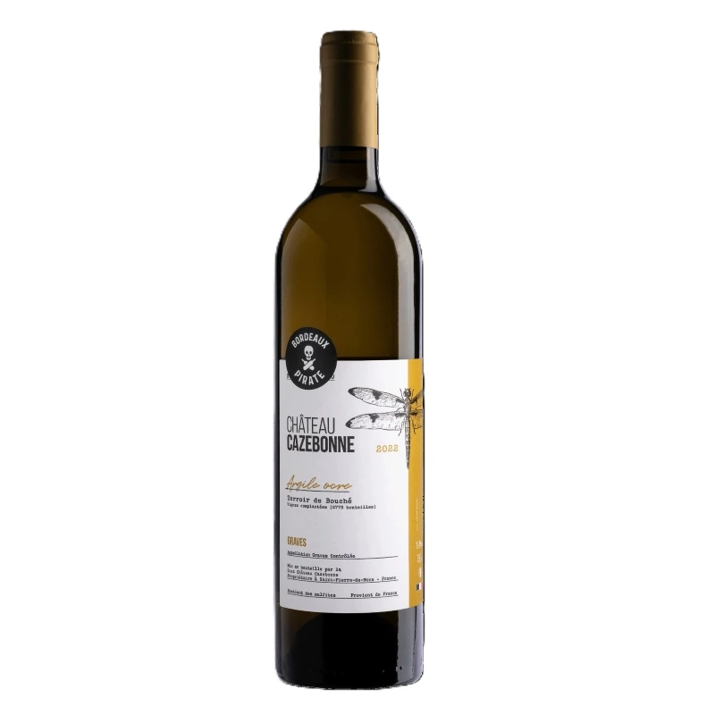 Argile Ocre, AOC Graves, Château Cazebonne, label Bordeaux Pirate
