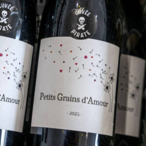 Petits Grains d'Amour, vin bio nature cuvée Pirate